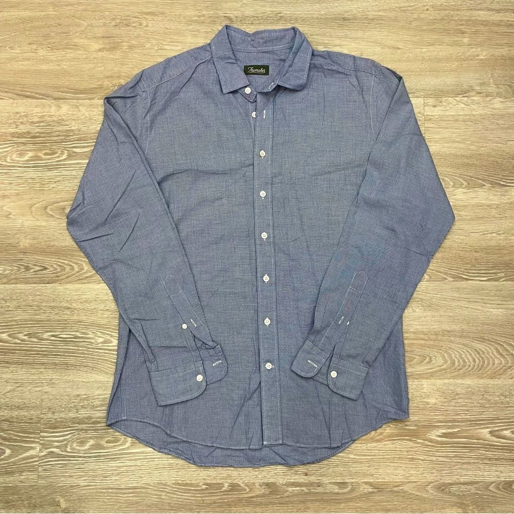 Trumaker Cotton Cashmere Casual Button Down Shirt XL